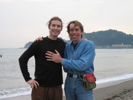 With Cameron in Kamakura, 2005
2005年、キャメロンと鎌倉で