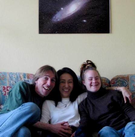 With Marika & daughter Laura, 2007 in Christchurch
2007年、クライストチャーチでマリカと娘のラウラと