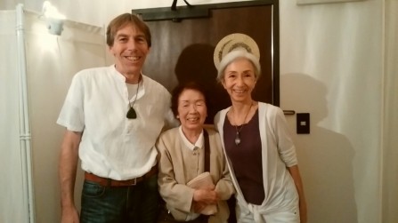 OSAKA: With a happy and relieved client after her Healing session