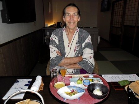NARA - One night in the mountain hotel in Yoshino. Most amazing 8 course dinner served at the room